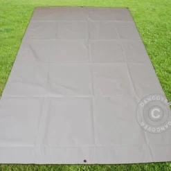 Bâche/Bâche De Sol 3,7x8,6m PVC, Gris