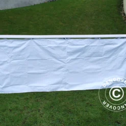 Panneau Latéral Pour Le Comptoir FleXtents PRO, 3m, Blanc