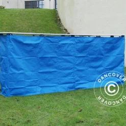 Panneau Latéral Pour Le Comptoir FleXtents PRO, 3m, Bleu