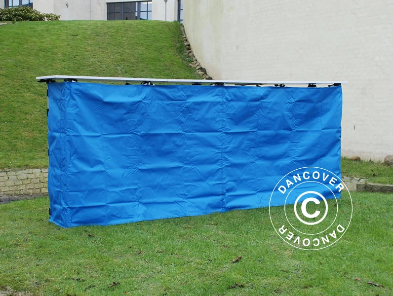 Panneau Latéral Pour Le Comptoir FleXtents PRO, 3m, Bleu 1 Panneau Latéral Pour Le Comptoir FleXtents PRO, 3m, Bleu