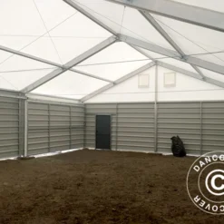 Porte En Métal Pour Hangar De Stockage Industriel Alu, 0,9x2m, Blanc -Promos Jardin Natif Magasin ac132000 03