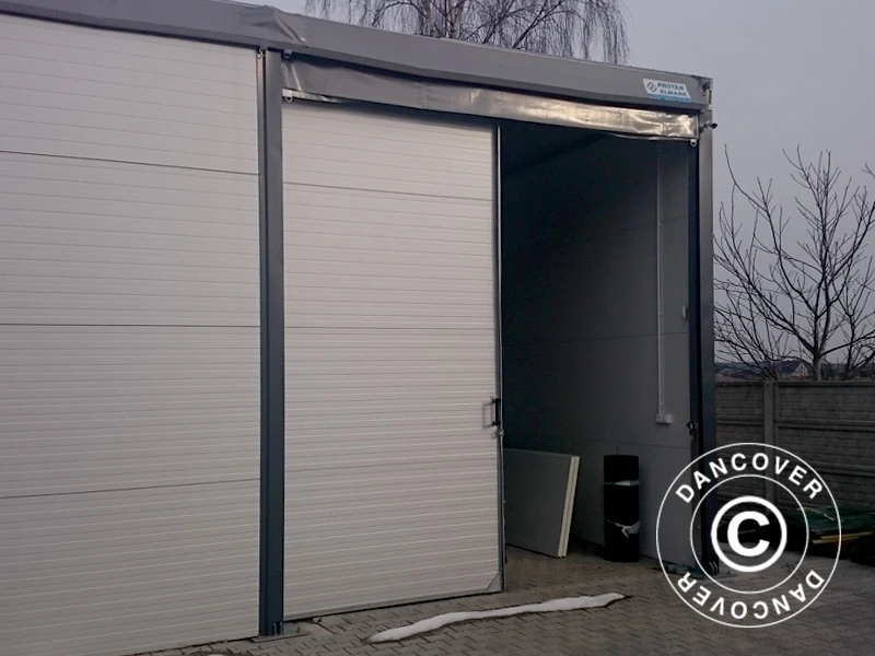 Porte Coulissante Pour Hangar De Stockage Alu, 4,70 M, Métal, Blanc 3 Porte Coulissante Pour Hangar De Stockage Alu, 4,70 M, Métal, Blanc – Image 3