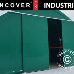 Porte Coulissante 3,5x3,5m Pour Tente De Stockage/tunnel Agricole 10m, PVC, Vert -Promos Jardin Natif Magasin ac145221 05