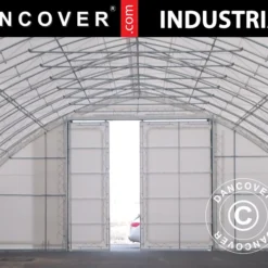 Portone Scorrevole 3,5x3,5m Per Capannone Tenda/tunnel Agricolo 12m, PVC, Blanc -Promos Jardin Natif Magasin ac145230 02