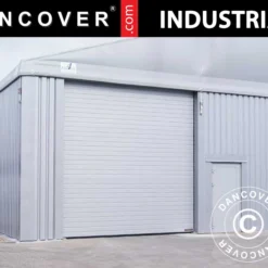 Portail Coulissant Pour Hangar De Stockage Industriel Steel, 4,7x3,5m, Métal, Gris