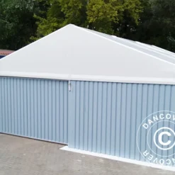 Portail Coulissant Pour Hangar De Stockage Industriel Steel, 4,7x3,5m, Métal, Gris -Promos Jardin Natif Magasin ac146100 02