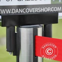 Porte-affiche A4 Pour Poteau De Files D'attente Rétractable Avec Courroie, Transparent -Promos Jardin Natif Magasin ev100430 02