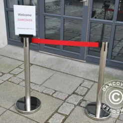 Porte-affiche A4 Pour Poteau De Files D'attente Rétractable Avec Courroie, Transparent -Promos Jardin Natif Magasin ev100430 06