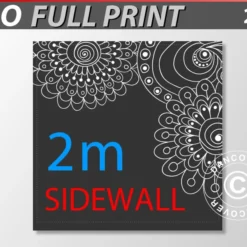 Mur Latéral Imprimé 2m Pour FleXtents PRO