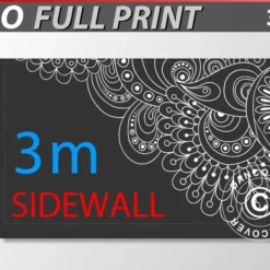 Mur Latéral Imprimé 3m Pour FleXtents PRO