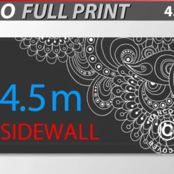 Mur Latéral Imprimé 4,5m Pour FleXtents PRO
