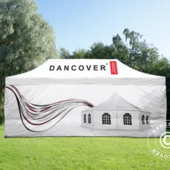 Mur Latéral Imprimé 4,5m Pour FleXtents PRO -Promos Jardin Natif Magasin ev103330 05