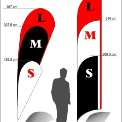 Drapeau Publicitaire, Grande Larme -Promos Jardin Natif Magasin ev21132 02