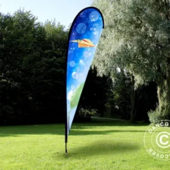 Drapeau Publicitaire, Grande Larme -Promos Jardin Natif Magasin ev21132 04