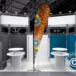 Drapeau Publicitaire, Grande Larme -Promos Jardin Natif Magasin ev21132 06