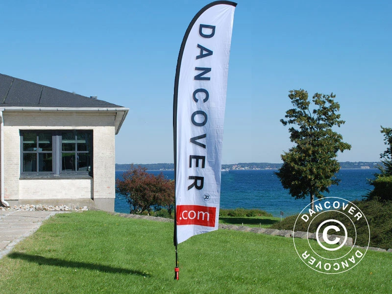 Drapeau Publicitaire, Forme De Plume, Grand 1 Drapeau Publicitaire, Forme De Plume, Grand