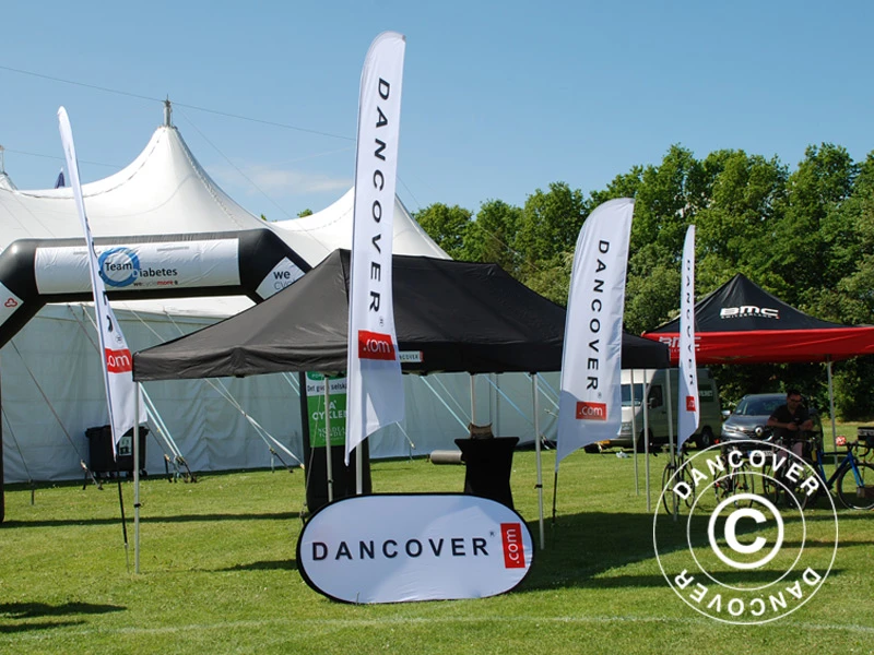 Drapeau Publicitaire, Forme De Plume, Grand 2 Drapeau Publicitaire, Forme De Plume, Grand – Image 2