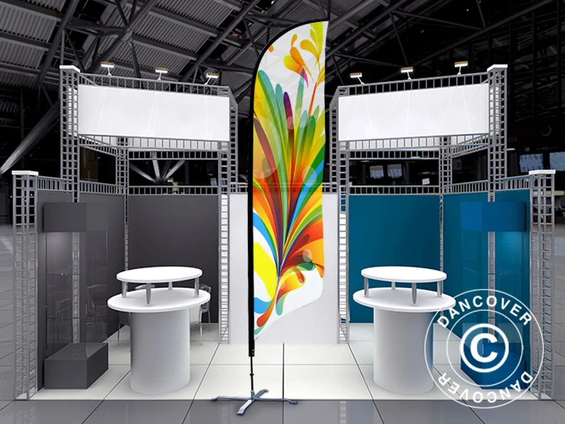 Drapeau Publicitaire, Forme De Plume, Grand 12 Drapeau Publicitaire, Forme De Plume, Grand – Image 12