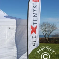 Drapeau Publicitaire, Forme De Plume, Grand 31 Drapeau Publicitaire, Forme De Plume, Grand -Promos Jardin Natif Magasin ev21232 05