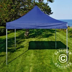 Tente Pliante FleXtents PRO 3x3m Bleu Foncé, Avec 4 Cotés -Promos Jardin Natif Magasin ft04005 017