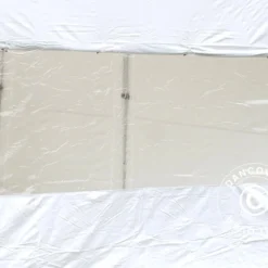 Tente Pliante FleXtents® PRO, Tente Médicale Et D’urgence, 3x6m, Rouge/Blanc, 6 Parois Latérales Incluses -Promos Jardin Natif Magasin ft04039 01