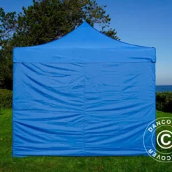 Tente Pliante FleXtents PRO 3x3m Bleu, Avec 4 Cotés 17 Tente Pliante FleXtents PRO 3x3m Bleu, Avec 4 Cotés -Promos Jardin Natif Magasin ft04051 012