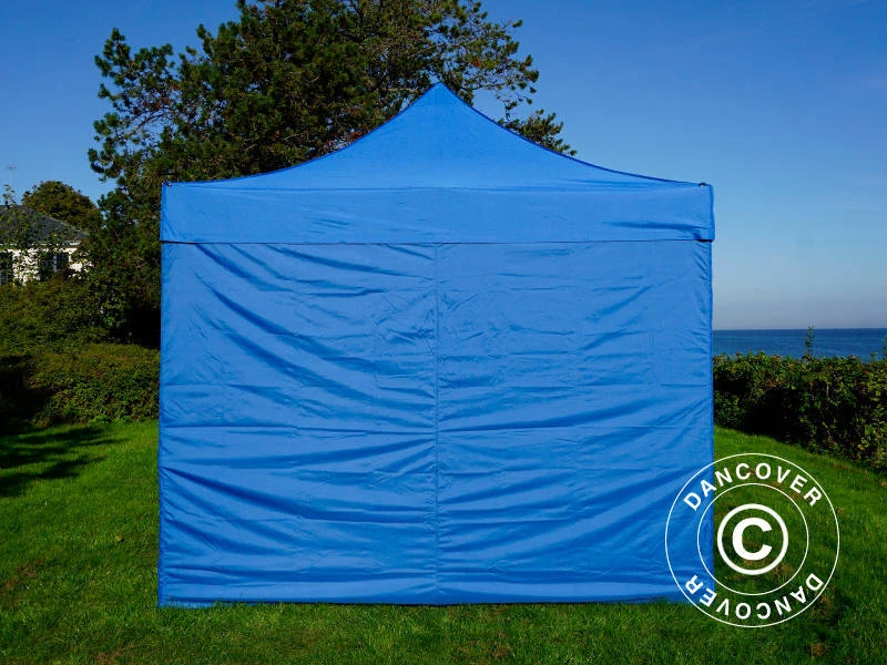Tente Pliante FleXtents PRO 3x3m Bleu, Avec 4 Cotés 4 Tente Pliante FleXtents PRO 3x3m Bleu, Avec 4 Cotés – Image 4