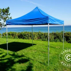 Tente Pliante FleXtents PRO 3x3m Bleu, Avec 4 Cotés 19 Tente Pliante FleXtents PRO 3x3m Bleu, Avec 4 Cotés -Promos Jardin Natif Magasin ft04051 014