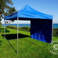 Tente Pliante FleXtents PRO 3x3m Bleu, Avec 4 Cotés 20 Tente Pliante FleXtents PRO 3x3m Bleu, Avec 4 Cotés -Promos Jardin Natif Magasin ft04051 0141