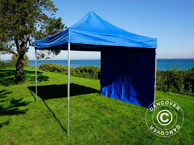 Tente Pliante FleXtents PRO 3x3m Bleu, Avec 4 Cotés 7 Tente Pliante FleXtents PRO 3x3m Bleu, Avec 4 Cotés – Image 7