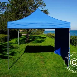 Tente Pliante FleXtents PRO 3x3m Bleu, Avec 4 Cotés 21 Tente Pliante FleXtents PRO 3x3m Bleu, Avec 4 Cotés -Promos Jardin Natif Magasin ft04051 015