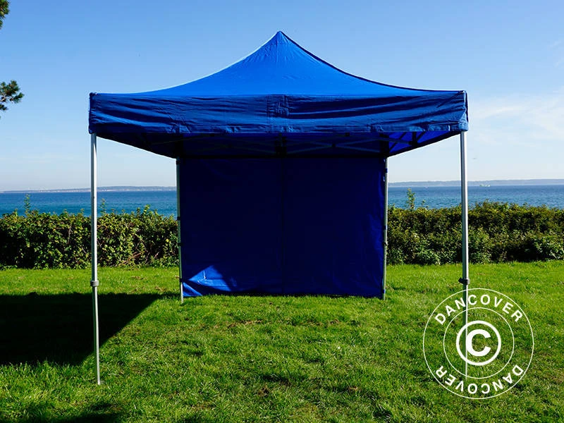 Tente Pliante FleXtents PRO 3x3m Bleu, Avec 4 Cotés 10 Tente Pliante FleXtents PRO 3x3m Bleu, Avec 4 Cotés – Image 10
