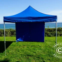 Tente Pliante FleXtents PRO 3x3m Bleu, Avec 4 Cotés 25 Tente Pliante FleXtents PRO 3x3m Bleu, Avec 4 Cotés -Promos Jardin Natif Magasin ft04051 019