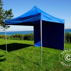 Tente Pliante FleXtents PRO 3x3m Bleu, Avec 4 Cotés 26 Tente Pliante FleXtents PRO 3x3m Bleu, Avec 4 Cotés -Promos Jardin Natif Magasin ft04051 020