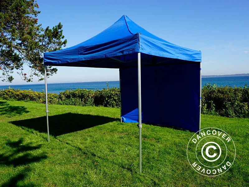 Tente Pliante FleXtents PRO 3x3m Bleu, Avec 4 Cotés 13 Tente Pliante FleXtents PRO 3x3m Bleu, Avec 4 Cotés – Image 13
