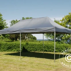 Tente Pliante FleXtents PRO 3x6m Gris -Promos Jardin Natif Magasin ft04073 001