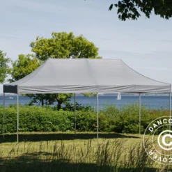 Tente Pliante FleXtents PRO 3x6m Gris -Promos Jardin Natif Magasin ft04073 0013