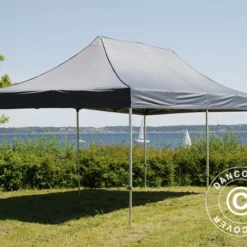 Tente Pliante FleXtents PRO 3x6m Gris -Promos Jardin Natif Magasin ft04073 0014