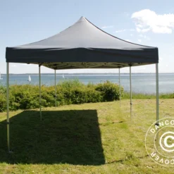 Tente Pliante FleXtents PRO 3x6m Gris -Promos Jardin Natif Magasin ft04073 0015