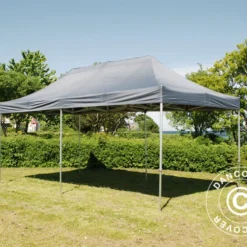 Tente Pliante FleXtents PRO 3x6m Gris -Promos Jardin Natif Magasin ft04073 0017
