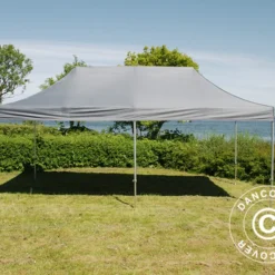 Tente Pliante FleXtents PRO 3x6m Gris -Promos Jardin Natif Magasin ft04073 0020