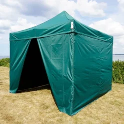 Tente Pliante FleXtents PRO 3x3m Vert, Avec 4 Cotés -Promos Jardin Natif Magasin ft04078 03
