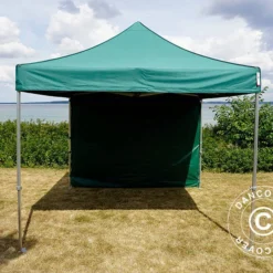 Tente Pliante FleXtents PRO 3x3m Vert, Avec 4 Cotés -Promos Jardin Natif Magasin ft04078 11