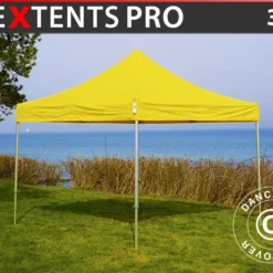 Tente Pliante FleXtents PRO 3x3m Jaune
