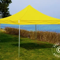 Tente Pliante FleXtents PRO 3x3m Jaune -Promos Jardin Natif Magasin ft04126 07