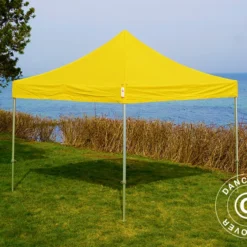 Tente Pliante FleXtents PRO 3x3m Jaune -Promos Jardin Natif Magasin ft04126 08