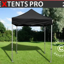 Tente Pliante FleXtents PRO 2x2m Noir