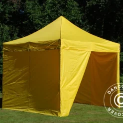 Tente Pliante FleXtents PRO 3x3m Jaune, Avec 4 Cotés 30 Tente Pliante FleXtents PRO 3x3m Jaune, Avec 4 Cotés -Promos Jardin Natif Magasin ft04130 10