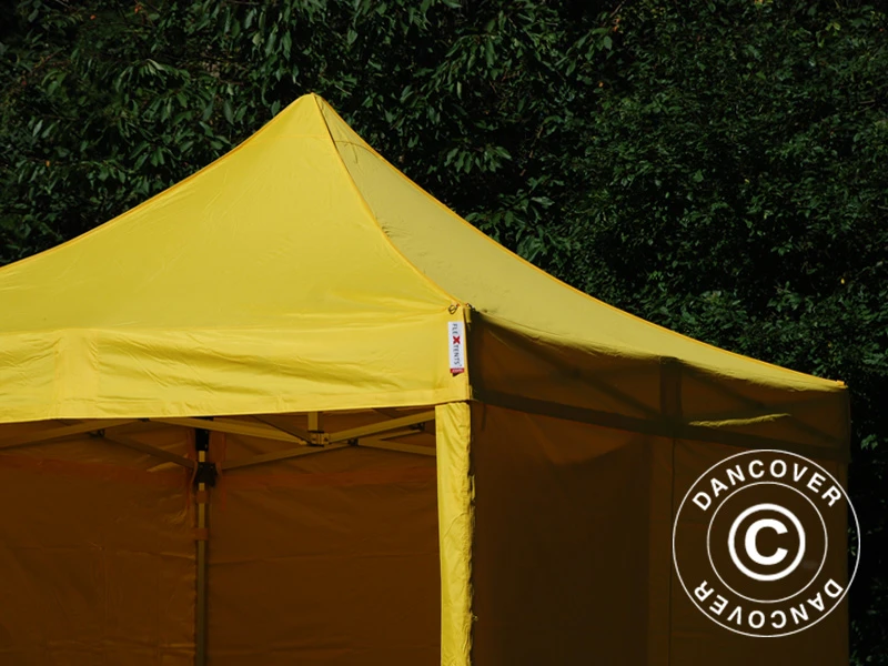 Tente Pliante FleXtents PRO 3x3m Jaune, Avec 4 Cotés 19 Tente Pliante FleXtents PRO 3x3m Jaune, Avec 4 Cotés – Image 19