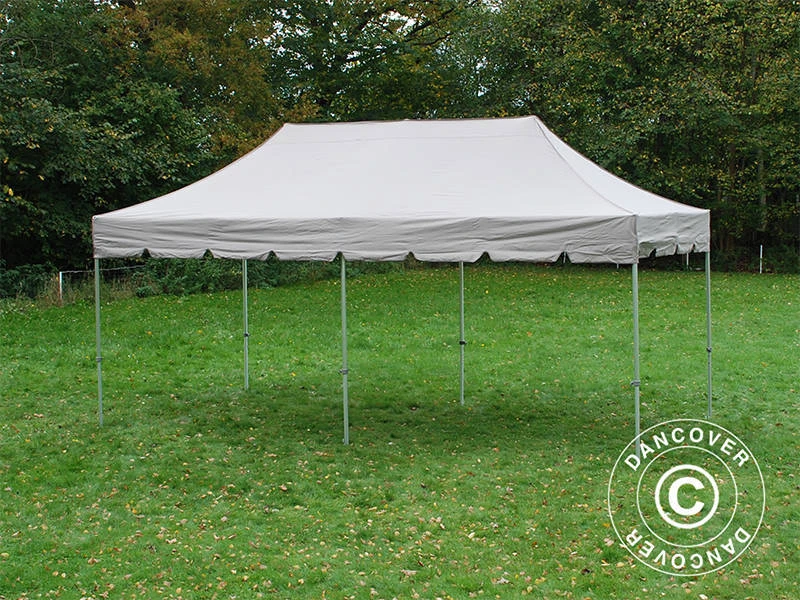 Tente Pliante FleXtents PRO "Peaked" 3x6m Latte, Incl. 6 Parois Latérales Et 6 Rideaux Décoratifs 16 Tente Pliante FleXtents PRO "Peaked" 3x6m Latte, Incl. 6 Parois Latérales Et 6 Rideaux Décoratifs – Image 16